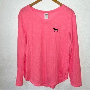 Victoria’s Secret Pink Long Sleeve V-Neck